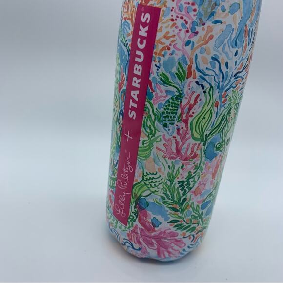 Ltd Ed Starbucks Lilly Pulitzer S'well Sirens Calling Mermaid Swell Water Bottle - Picture 3 of 11